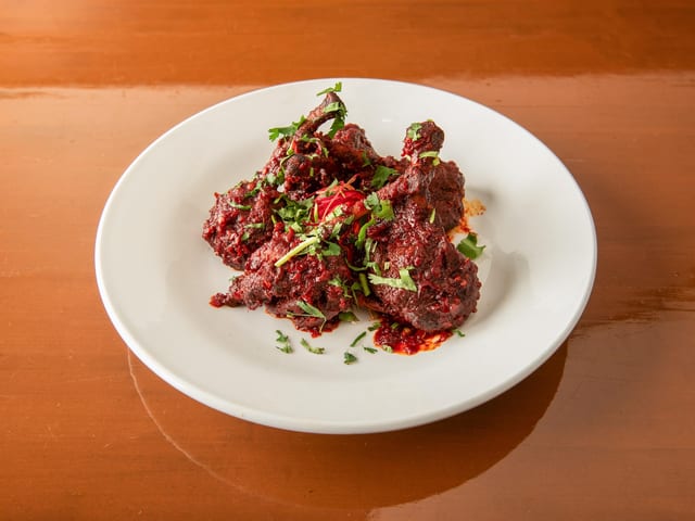 Masala Chicken Lollipops.