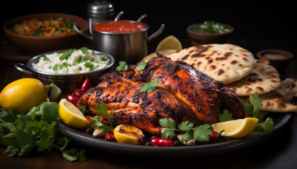 Royal chana crowned chicken at Temptinn Naperville